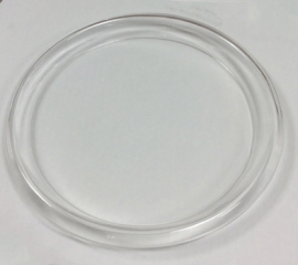 SAFATA METACRILAT TRANSPARENT RODONA Ø24cm.