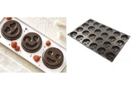 MOTLLE 'FLEXIPAN' 24 SMILEYS Ø78 h.20mm