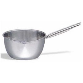 CASSÓ ABOMBAT FONS PLANO INOXIDABLE AMB MÀNEC D=24Cm 4L.