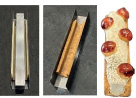 MOTLLE ' CROISSANT BAR' ANTIADHERENT + TUB INOX