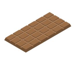 MOTLLE RAJOLA XOCOLATA 156,5x74,5 h.7mm.1x3u. 85gr