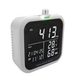 MEDIDOR D'AIRE CO2 220V (Rellotge+Calendari)