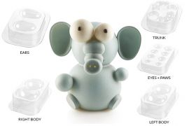 molde elefante pvc para chocolate